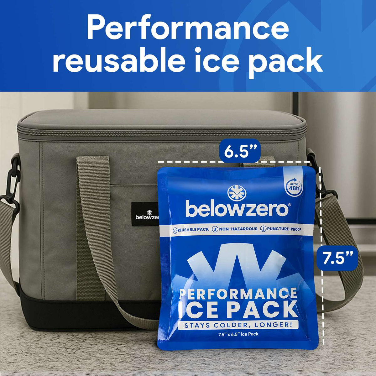 'Pre Filled - Small pack (7.5in x 6.5in x 0.5in)
