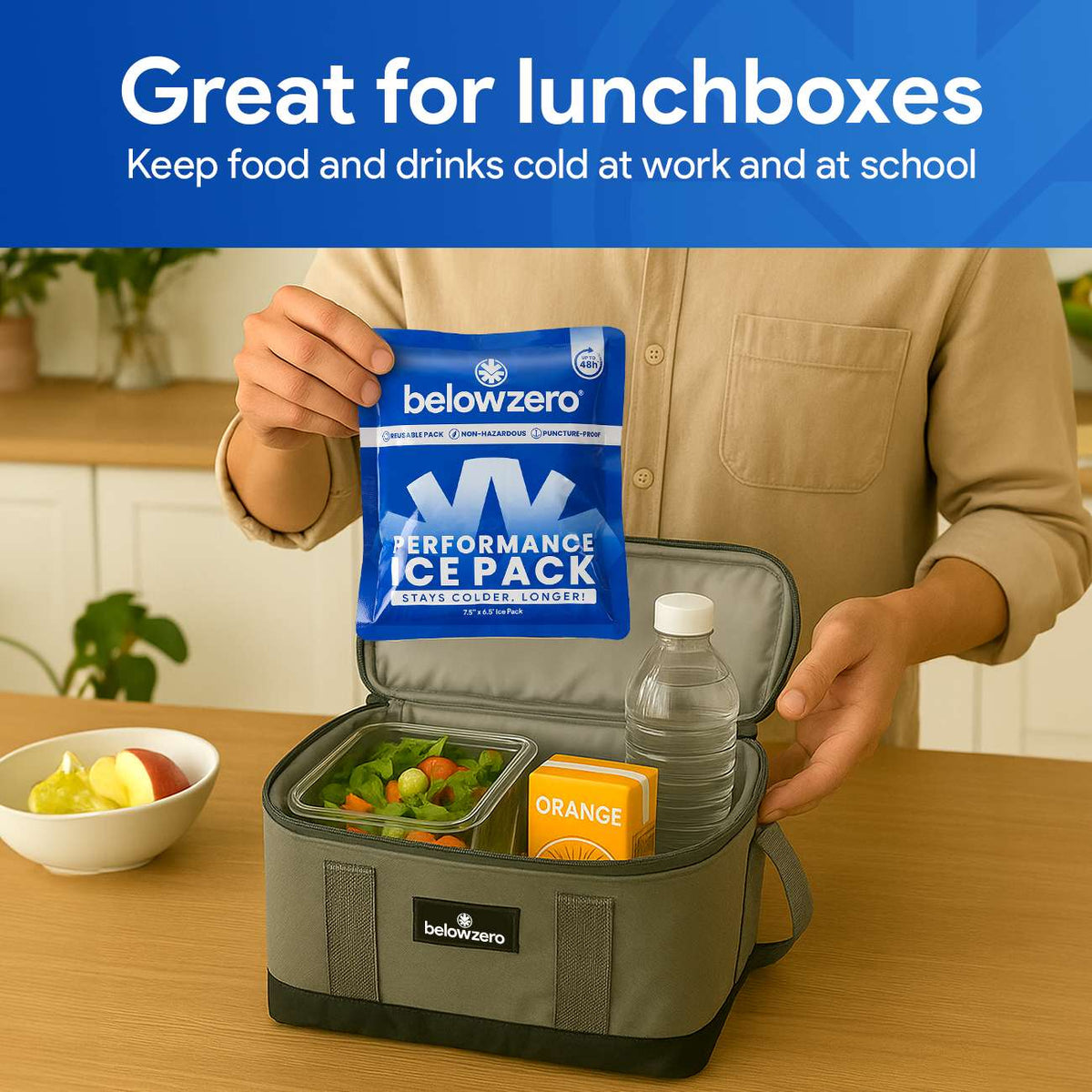 'Pre Filled - Small pack (7.5in x 6.5in x 0.5in)