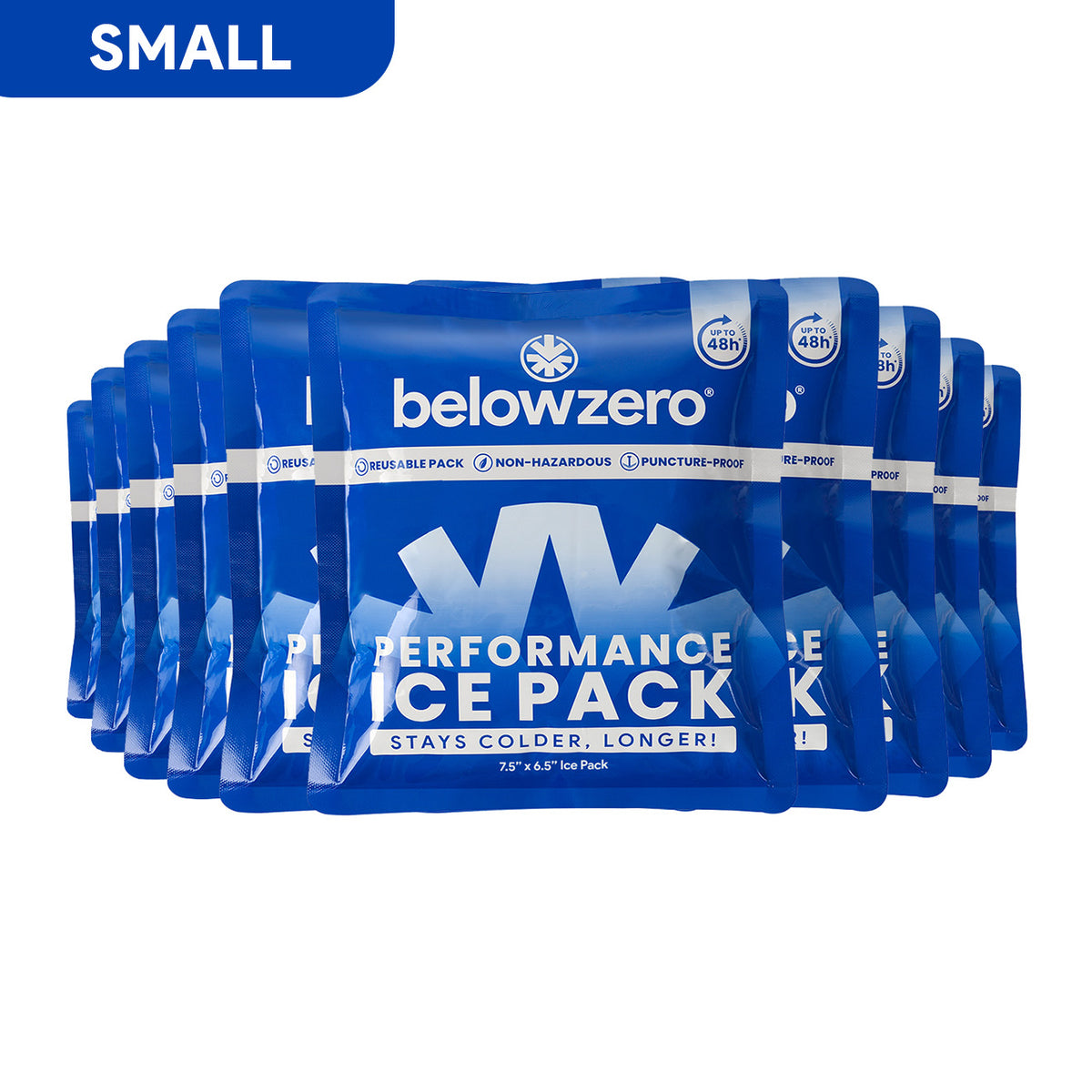 'Pre Filled - Small pack (7.5in x 6.5in x 0.5in)